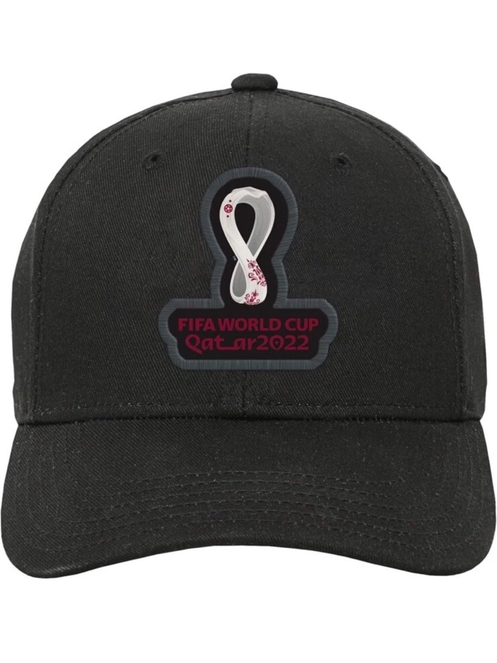 FIFA World Cup Qatar 2022 Black Embroidered Baseball Cap